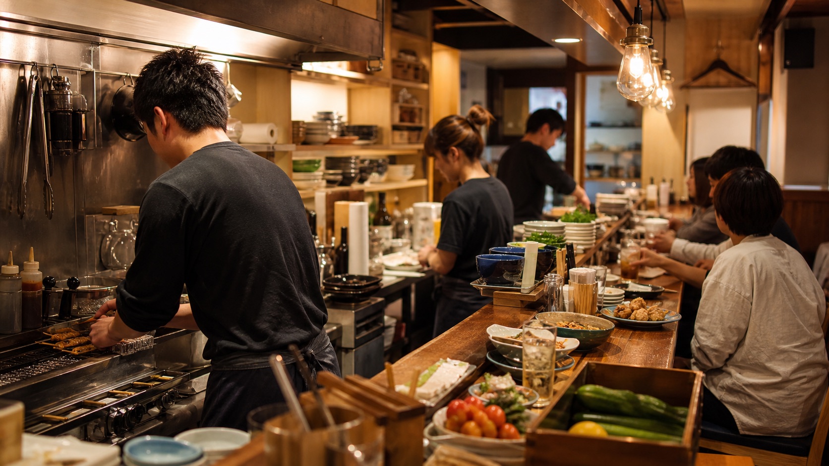 創作居酒屋のキッチンスタッフ